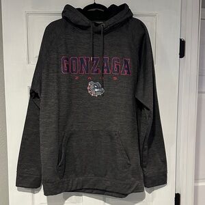 Colosseum Dark Gray Gonzaga Hoodie